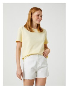 Koton Basic T-Shirt Cotton Crew Neck Short Sleeve