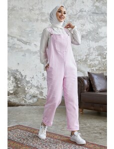 InStyle Lindy Strappy Overalls as Pink