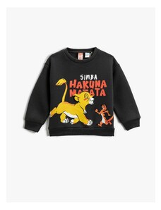 Koton Lion King Printed Sweatshirt Licensed