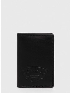 Kožená peněženka Pepe Jeans černá barva
