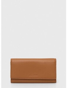 Kožená peněženka Marc O'Polo hnědá barva, 40319905801114