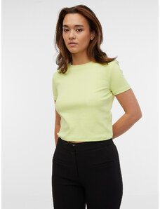 Orsay Světle zelené dámské krátké tričko - Dámské