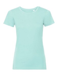 Light blue women's t-shirt Pure Organic Russell