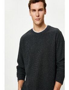 Koton Men's Anthracite Sweater