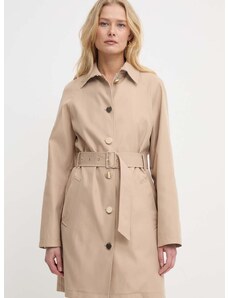 Trench kabát Liu Jo dámský, béžová barva, přechodný, oversize