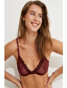 Koton Women's Burgundy Bra