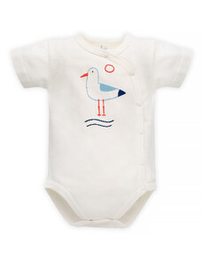 Pinokio Kids's Sailor Bodysuit Buttoned Shortsleeve