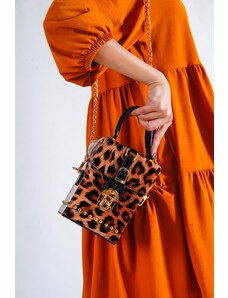 Capone Outfitters Capone Venezia Women's Leopard Clutch Bag