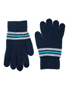 Art Of Polo Man's Gloves Rk22232 Navy Blue