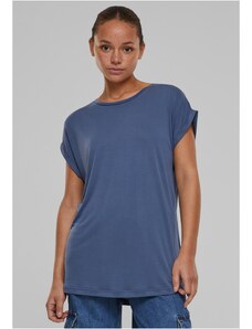 UC Ladies Dámské tričko Modal Extended Shoulder Tee - vintage modré