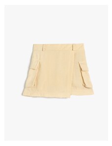 Koton Shorts, Skirt with Pocket. Elastic Waist.
