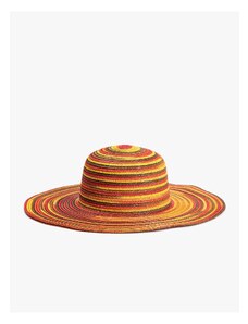 Koton Fedora Straw Hat Multicolor