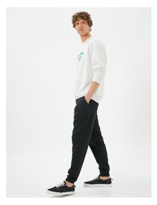 Koton Jogger Sweatpants with Lace-Up Waist, Pocket Detailed.