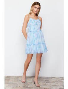 Trendyol Blue Woven Mini Dress