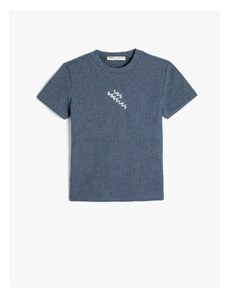 Koton T-Shirt Los Angeles Printed Short Sleeve Crew Neck