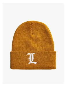 Koton Letter Embroidered Beanie