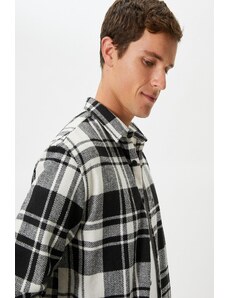 Koton Lumberjack Shirt Classic Collar Long Sleeve with Buttons