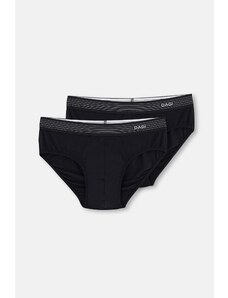 Dagi Black Micro Modal 2-pack Slip Panties