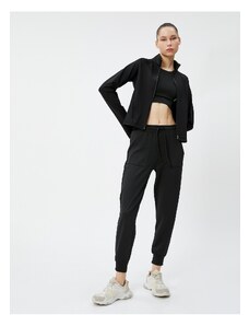 Koton Basic Jogger tepláky kapsa kravata v pase