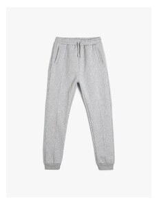 Koton Basic Jogger Sweatpants Raised Pocket Tie Waist