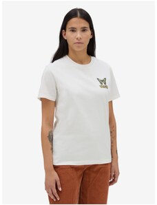 Krémové dámské tričko VANS Natural Fly - Dámské