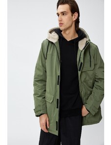 Koton Pánský zelený kabát