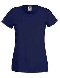 Navy Women's T-shirt Lady fit Original Fruit of the Loom