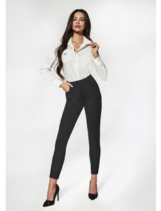 Bas Bleu Women's elegant trousers EMANUELA with pockets fastened with a button and a zipper