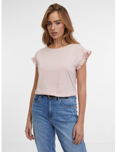 Orsay Světle růžové dámské tričko - Dámské