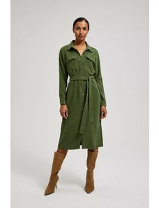 Moodo Dámské zelené šaty