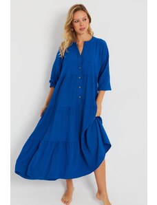 Cool & Sexy Women's Loose Midi Dress Saks Q982