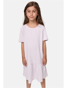 Urban Classics Kids Dívčí šaty Valance Tee Soft Lilac