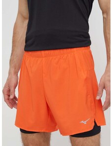 Běžecké šortky Mizuno Core 5.5 oranžová barva, J2GBB010