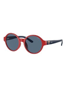 Dětské sluneční brýle Polo Ralph Lauren červená barva, 0PP9508U