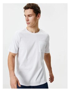 Koton Men's White T-Shirt - 4sam10228hk