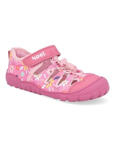 Barefoot dětské sandály Koel - Madison Garden Coral růžové