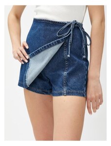 Koton Denim Shorts Skirt Mini Tie Detail Cotton