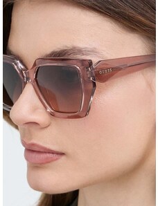 Sluneční brýle Guess dámské, béžová barva, GU7896_5347F