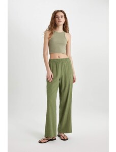 DEFACTO Wide Leg Pocket High Waist Long Trousers