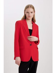 DEFACTO Oversize Fit Red Blazer Jacket