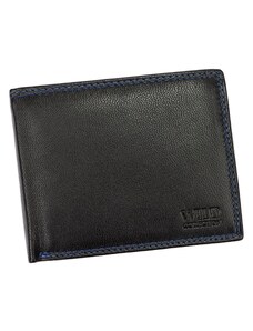 Pánská kožená peněženka Wild 125600 černá / modrá