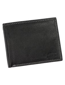 Pánská kožená peněženka Wild 125600 černá / bílá