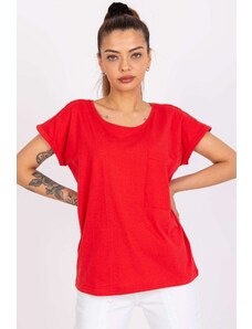 FPrice Basic triko s kapsou červené