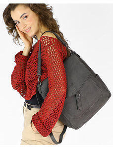 Kožená taška přes rameno pro aktivní ženy A4 Kabelky od Hraběnky; černá
