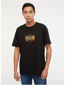 Černé pánské tričko Diesel T-Just - Pánské