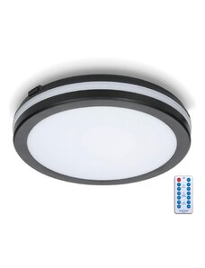 Kobi LED Koupelnové stropní svítidlo se senzorem LED/24W/230V pr. 30 cm černá + DO KB0350