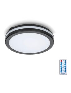 Kobi LED Koupelnové stropní svítidlo se senzorem LED/12W/230V pr. 20 cm černá + DO KB0346