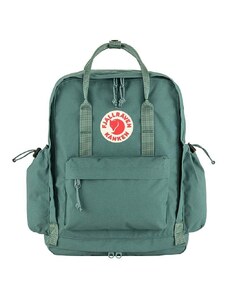 Batoh Fjallraven Kanken Outlong tyrkysová barva, velký, s aplikací, F23200251