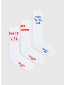 Ponožky On Vacation Faves 3-pack bílá barva, OVC SK24