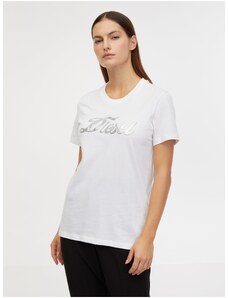 Bílé dámské tričko Diesel T-Sily - Dámské